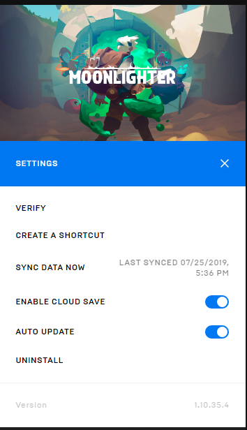 Epic Games Store Cloud Save
