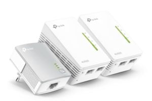 Üç adaptörlü Powerline Kit 35 Powerline TL WPA4220