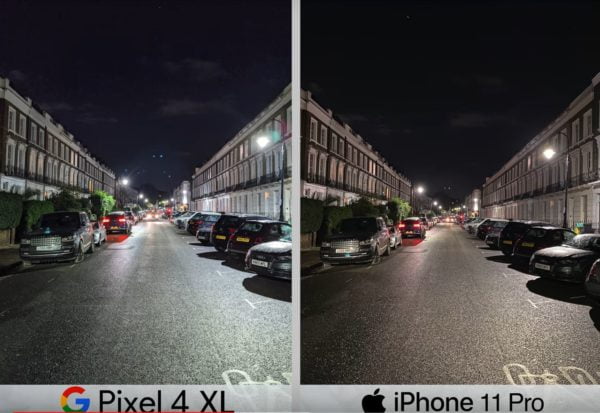 iphone 11 pro ve google pixel 4