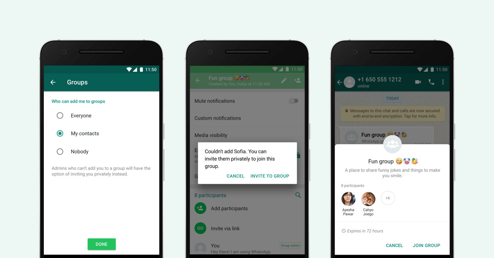 WhatsApp grup gizlilik ayarları Android'de kullanıma sunuldu! 2 WhatsApp grup gizlilik ayarları