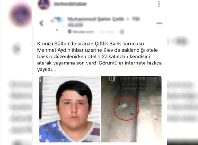 Mehmet Aydın intihar