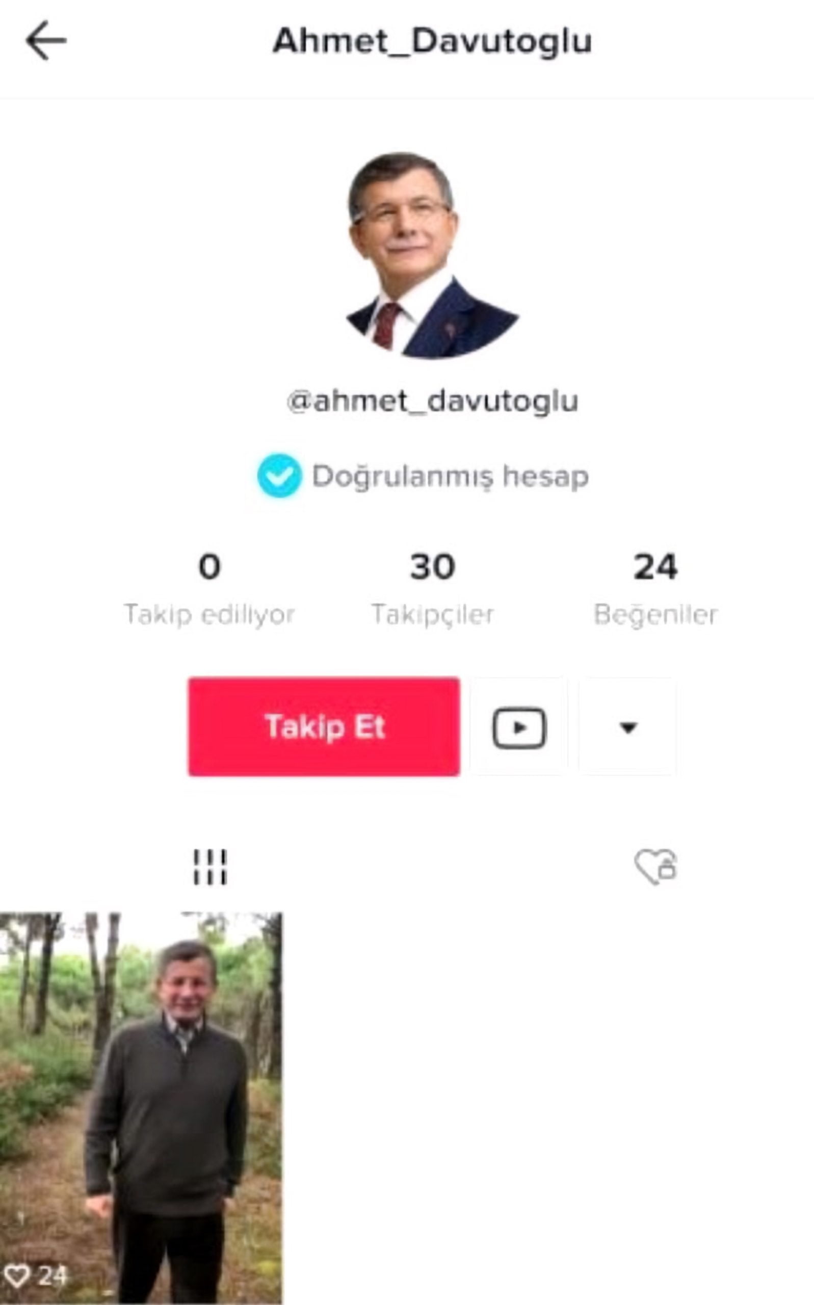 Ahmet Davutoğlu TikTok