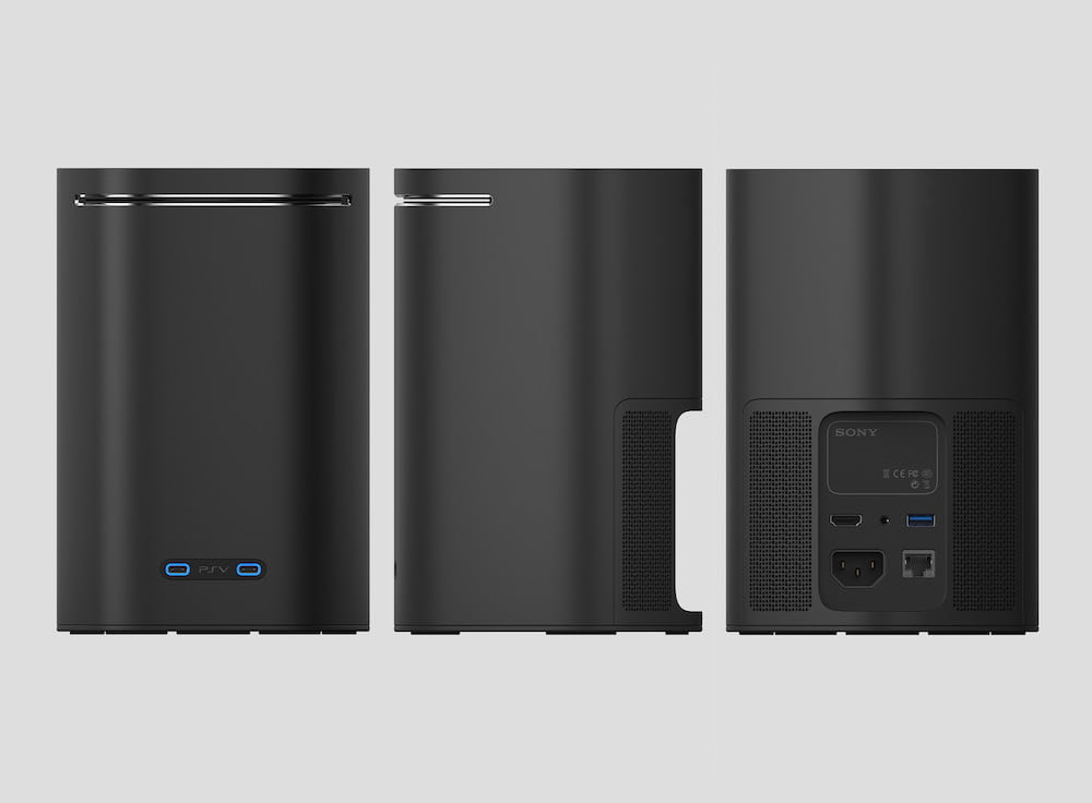 Xbox Series X'ten esinlenerek PlayStation 5 konsepti yaptılar! 3 PlayStation 5 2 1