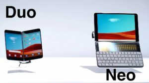 Microsoft Surface Neo oyun kontrol cihazı