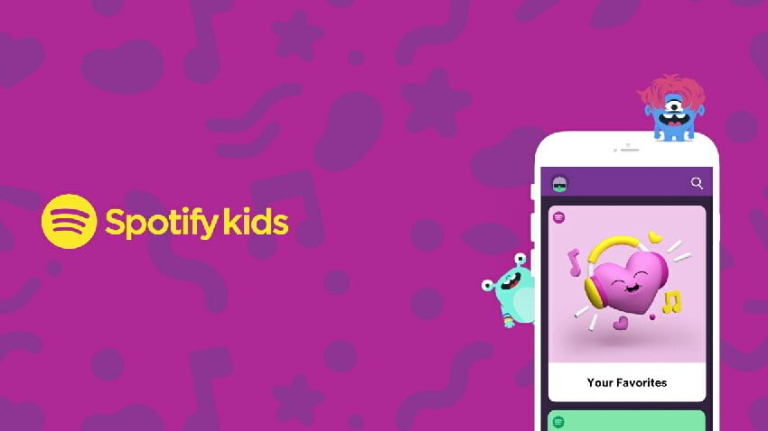 Spotify Kids çocuklar için