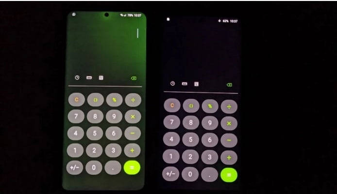 Galaxy S20 Ultra yeşil ekran