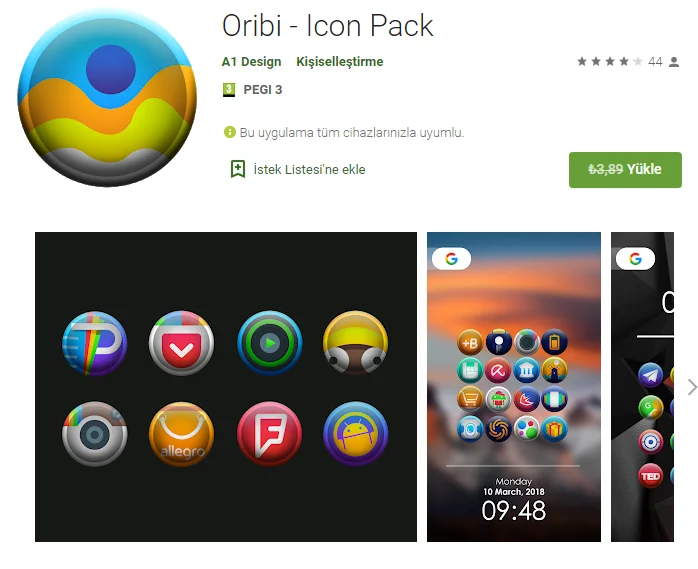 Oribi icon pack