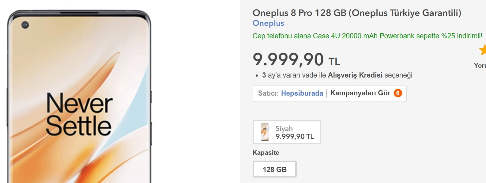 OnePlus 8 Türkiye