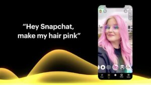 Snapchat konuşarak filtre yeni