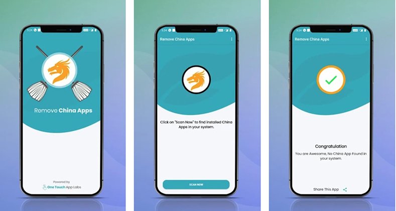 Çin uygulamalarını kaldıran uygulama