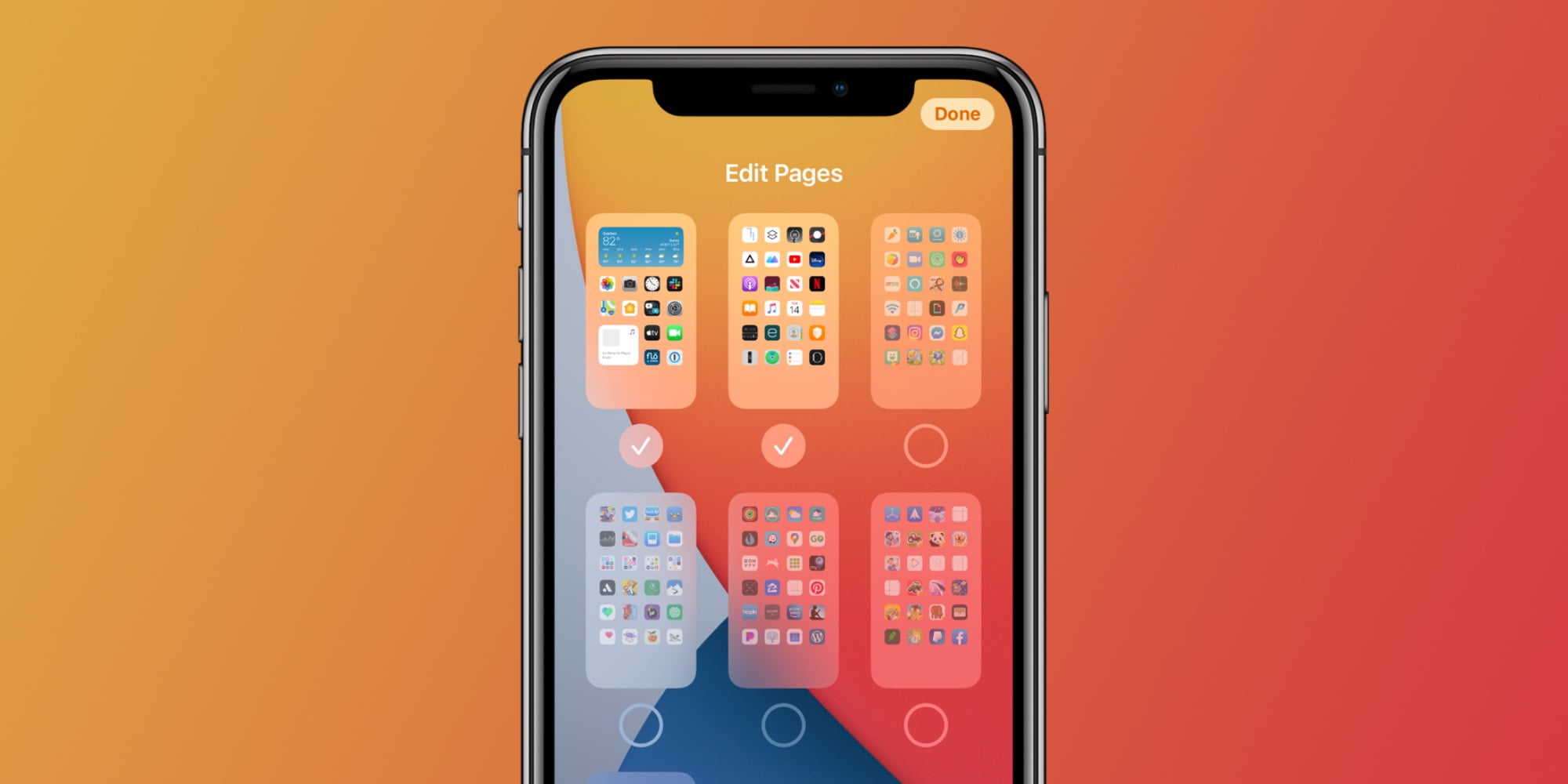 how to hide iphone app pages ios 14
