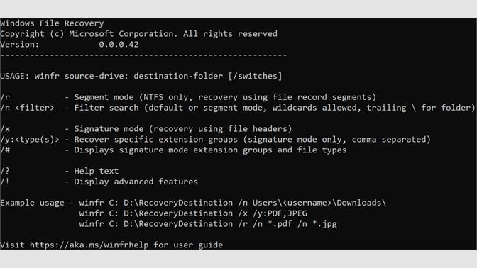 Microsoft'tan silinen dosyaları geri getirme için yeni çözüm: Windows File Recovery 2 silinen dosyaları geri getirme