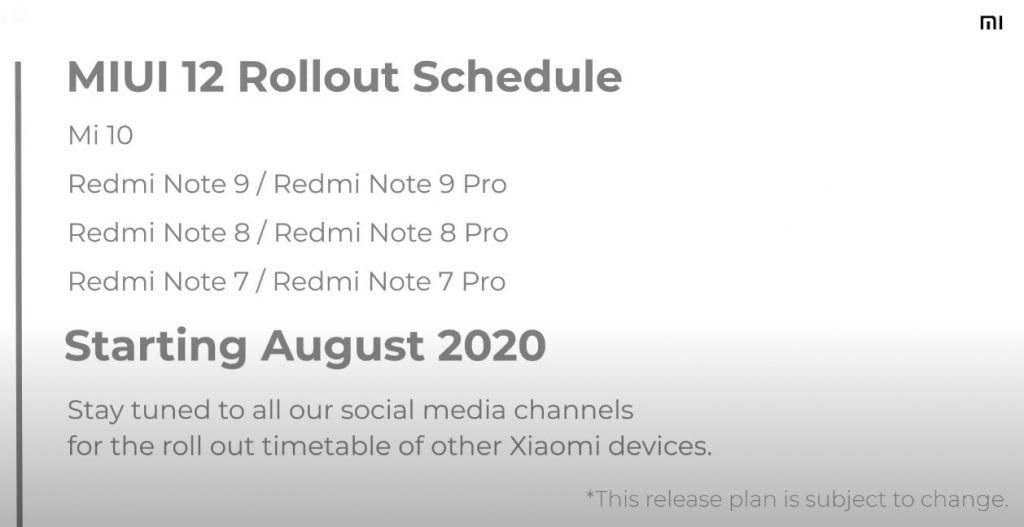 Redmi Note 9 için MIUI 12