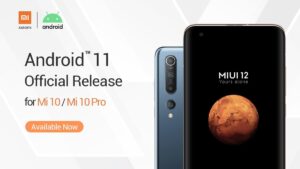 Xiaomi Mi 10 için Android 11