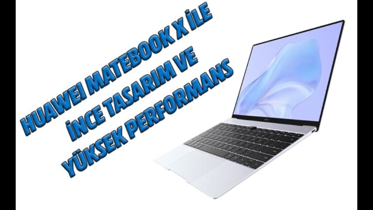 Huawei MateBook X ile ince tasarım ve yüksek performans