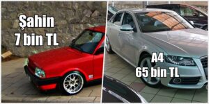 7 bin TL lik arac 70 bin TL satis