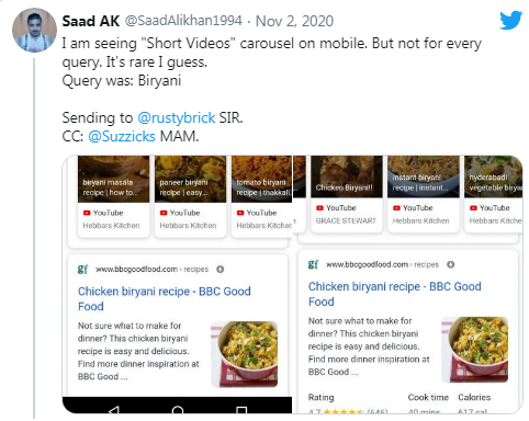 Google, TikTok ve Instagram videolarını arama sonuçlarında göstermeyi test ediyor
