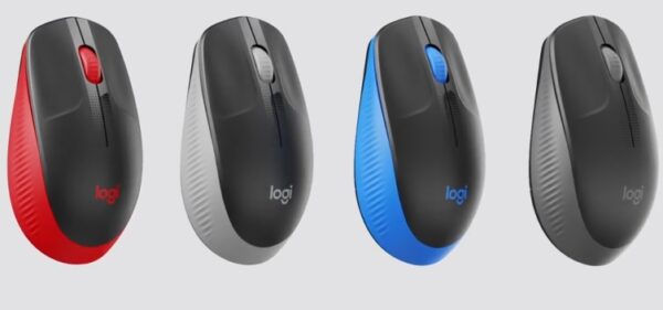 Logitech M190 kablosuz mouse: İki elde de kullanıma uygun