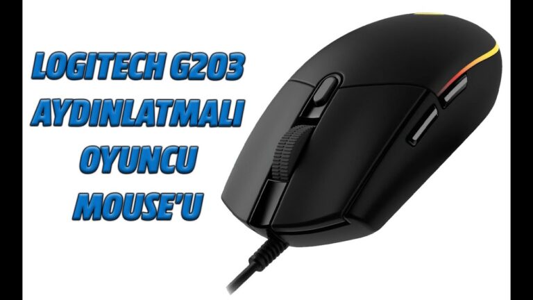 Logitech G203 oyuncu mouse’u ile sadelik ve performans bir arada