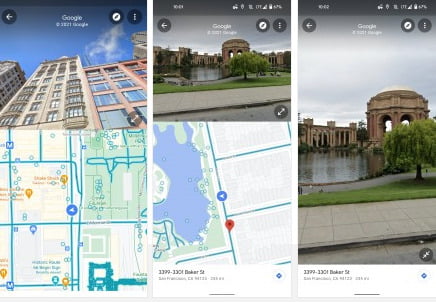 Google Haritalar sokak görünümü, bölünmüş ekran arayüzüne kavuşuyor