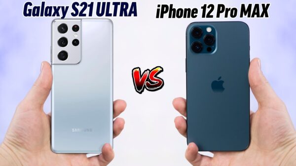 Samsung Galaxy S21 Ultra ve iPhone 12 Pro Max düşme testinde!