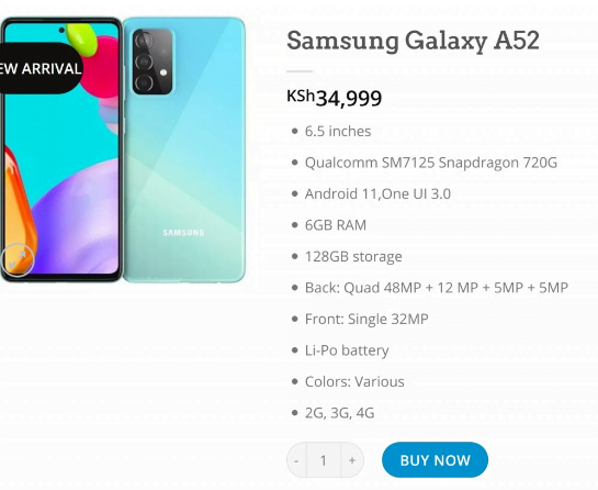 Samsung Galaxy A52 özellikleri ve fiyatı belli oldu!