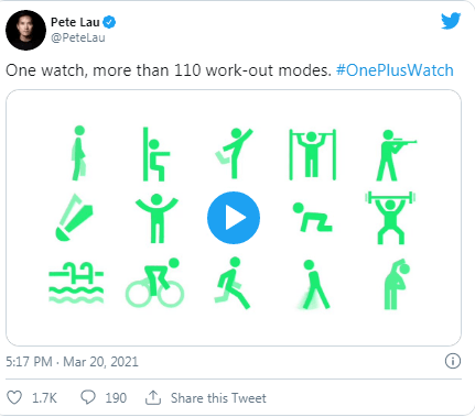 OnePlus Watch, 110'dan fazla egzersiz modunu destekliyor 2 OnePlus Watch, 110'dan fazla egzersiz modunu destekliyor