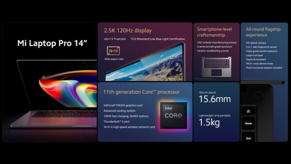 Xiaomi,yeni dizüstü bilgisayarını duyurdu!