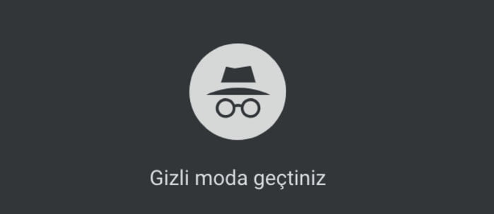 İnternet tarayıcılarının gizli modu