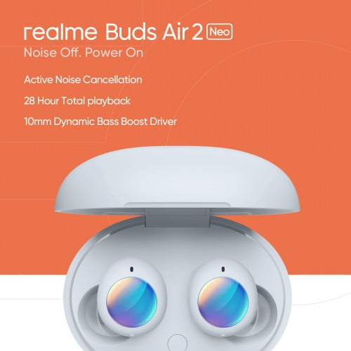 Realme Buds Air 2 Neo kulaklıklar 7 Nisan'da aktif gürültü önleme ile geliyor! 2 Realme Buds Air 2 Neo kulaklıklar 7 Nisan'da aktif gürültü önleme ile geliyor!