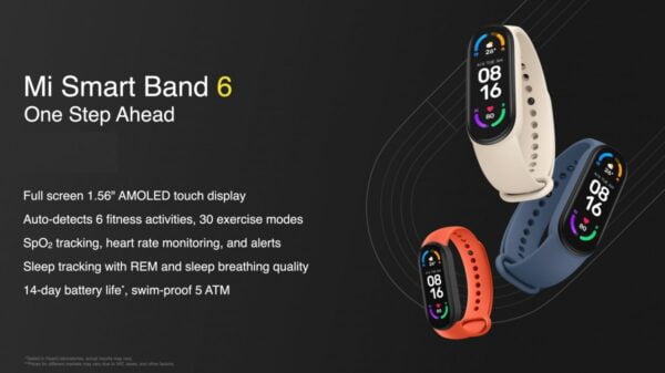 Xiaomi Mi Smart Band 6, uykuda nefes alma kalitesini izleyecek