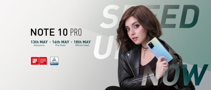 Infinix Note 10 Pro 13 Mayıs'ta geliyor