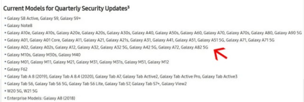 Samsung, Galaxy A82 5G cihazını resmi olarak doğruladı!