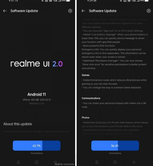 Realme 7i, Realme UI 2.0 güncellemesi almaya başladı