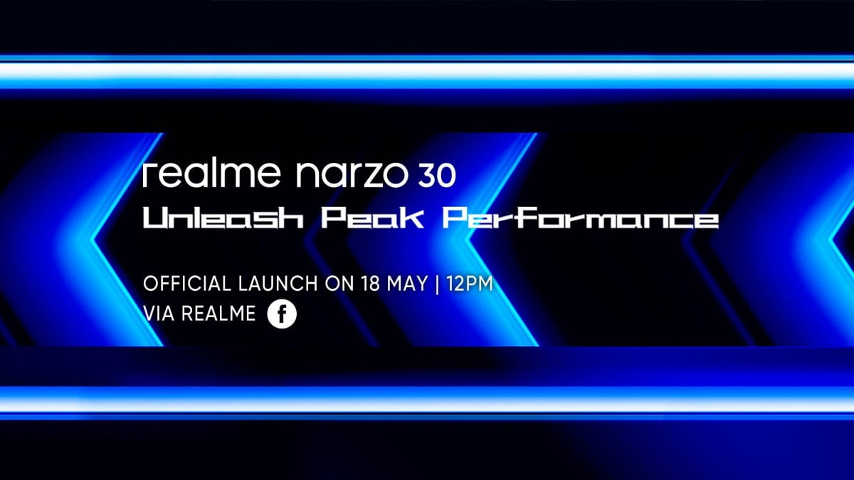 Realme Narzo 30, Helio G95 SoC ve üçlü kamera ile 18 Mayıs'ta geliyor