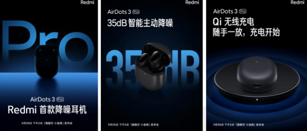 Xiaomi Redmi AirDots 3 Pro, 26 Mayıs'ta gelecek