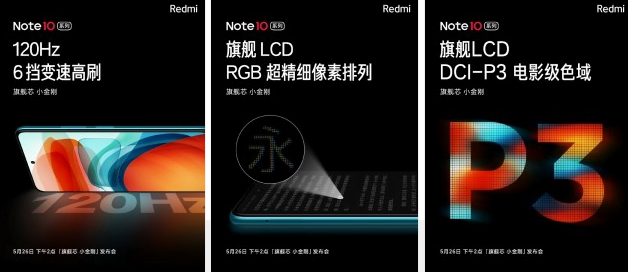 Redmi Note 10 serisi, 120Hz delikli ekrana sahip olacak