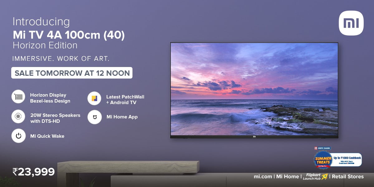 Xiaomi Mi TV 4A 40 Horizon Edition duyuruldu