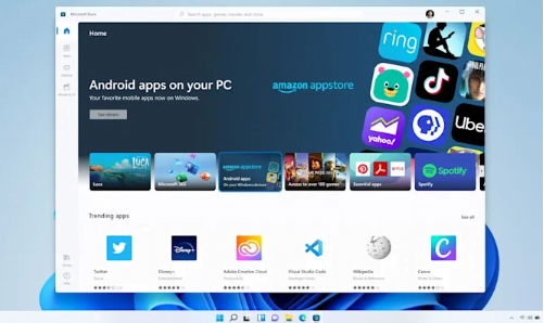 Android uygulamaları Windows 11'e geliyor!