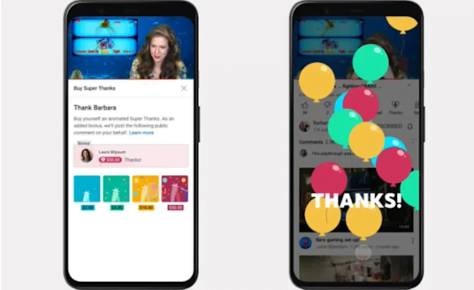 YouTube "Süper Teşekkür" özelliğini sunuyor 2 YouTube "Süper Teşekkür" özelliğini sunuyor