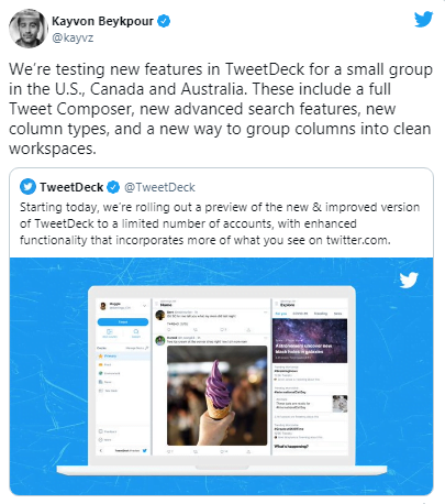 TweetDeck görünümü yenileniyor! İşte detaylar