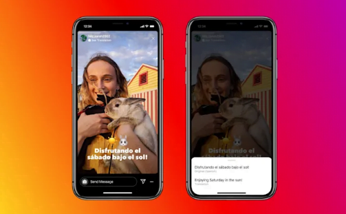 Instagram hikayeler bölümü