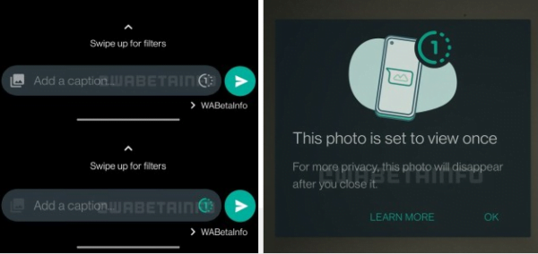 Whatsapp bir özellik daha getiriyor! Karşınızda "Bir Kez Görüntüle" özelliği 2 Whatsapp bir özellik daha getiriyor! Karşınızda "Bir Kez Görüntüle" özelliği