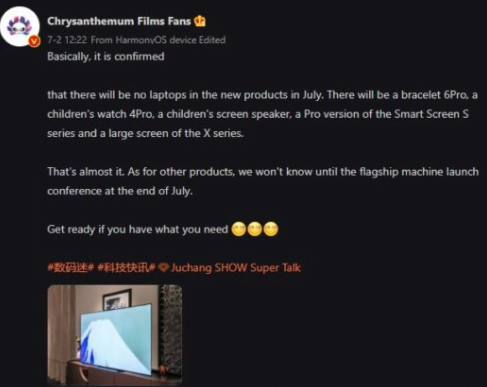 Huawei Band 6 Pro ve daha fazlası bu ay piyasaya sürülecek