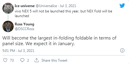 Vivo NEX Fold bu yıl geliyor! İşte detaylar