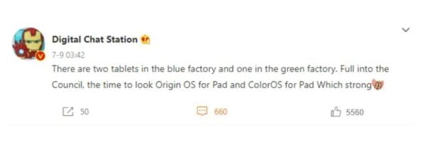 OPPO ve Vivo 3 tablet modeli çıkaracak