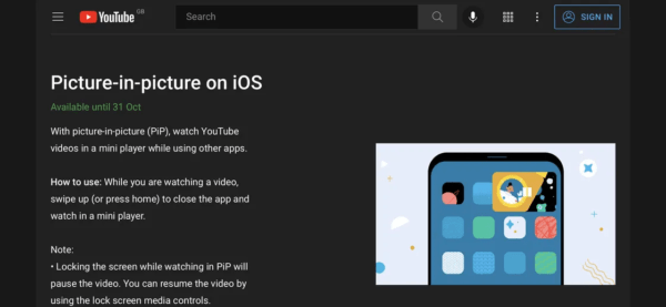 Youtube Premium, iOS kullanıcıları için yeni bir özellik sunuyor