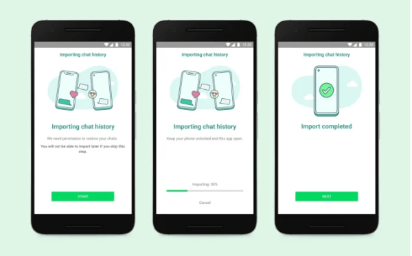 WhatsApp iOS'tan Android'e sohbet geçmişi aktarımı Samsung cihazlarına geliyor