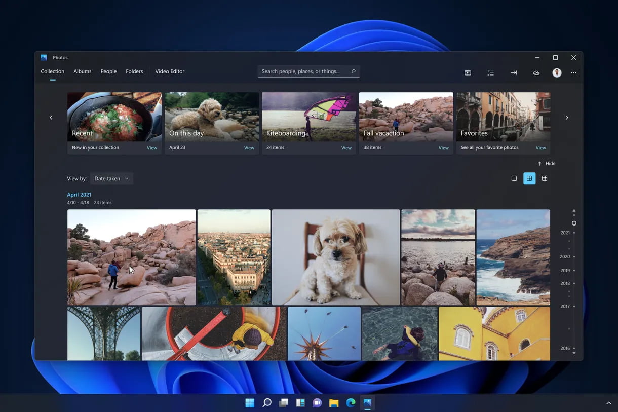 Microsoft, Windows 11 için fotoğraf uygulamasını yeniden tasarladı