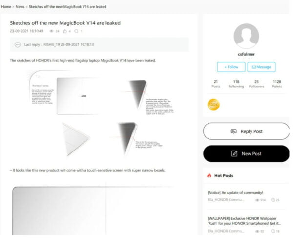 Honor MagicBook V 14 görücüye çıkıyor 2 Honor MagicBook V 14 görücüye çıkıyor